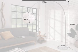 Stojací lampa ANTERÓS Dekorhome