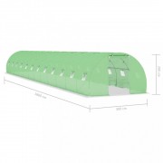 vidaXL Skleník s ocelovou konstrukcí 54 m² 18 x 3 x 2 m