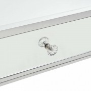 vidaXL Zrcadlový konferenční stolek z MDF a skla 100 x 50 x 45 cm