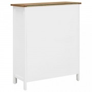 vidaXL Skříňka na víno 72 x 32 x 90 cm masivní dubové dřevo