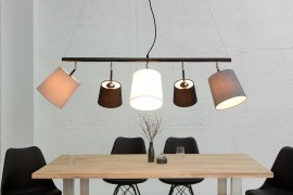 Závěsná lampa LANSING Dekorhome