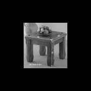 Odkládací stolek Devi 45x40x45 z mangového dřeva, Mango natural