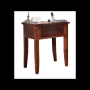 Odkládací stolek Jali 45x60x35 z indického masivu palisandr, Světle medová