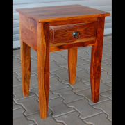 Odkládací stolek Jali 45x60x35 z indického masivu palisandr, Světle medová