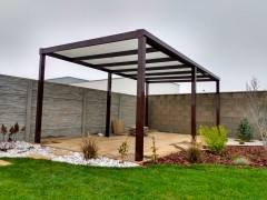 Hliníková pergola POLLEX samostatně stojící