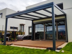 Hliníková pergola POLLEX samostatně stojící