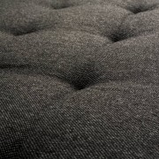 vidaXL Rohová sedačka, textil, tmavošedá, XXL, 326x163x83 cm