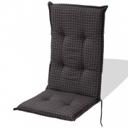 vidaXL Polstry na zahradní židle 6 ks 117x49 cm šedé