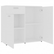 vidaXL Příborník bílý 80 x 36 x 75 cm dřevotříska