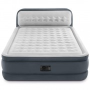 Intex Nafukovací postel Ultra Plush Headboard + vestavěná pumpa 64448