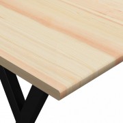 vidaXL Jídelní stůl 200 x 100 x 76 cm borové dřevo