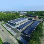 Solární zastřešení parkovacích míst SOLAR ENERGO2 s FVE - napojeno