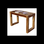 Psací stůl Tara 110x76x60 z indického masivu palisandr, Světle medová