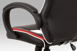 Kancelářská židle KA-V505 RED červená / černá / bílá Autronic
