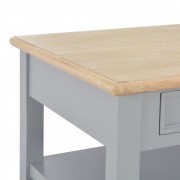 vidaXL Konferenční stolek šedý 100 x 55 x 40 cm dřevo