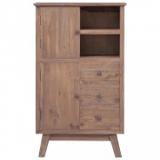 vidaXL Komoda 60 x 30 x 100 cm masivní teakové dřevo