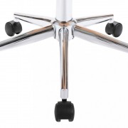 vidaXL Otočná jídelní židle černá ohýbané dřevo a umělá kůže