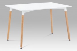 Jídelní stůl DT-705 WT1 + 4 jídelní židle CT-724 PW2 Autronic