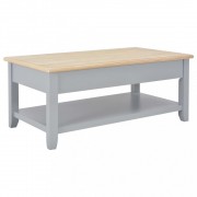 vidaXL Konferenční stolek šedý 100 x 55 x 40 cm dřevo