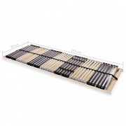 vidaXL Lamelový rošt postele se 42 lamelami 7 zón 70 x 200 cm