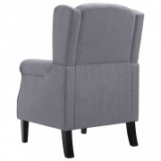 vidaXL Křeslo tmavě šedé textil