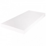vidaXL Postel s matrací černá a bílá umělá kůže 180 x 200 cm