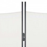 vidaXL 4dílný paraván bílý 160 x 180 cm textil