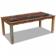 vidaXL Jídelní stůl z masivního recyklovaného dřeva 200x100x76 cm
