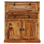 vidaXL Komoda s výklopnými dvířky 80x40x100 cm masivní sheesham