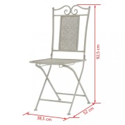 Zahradní bistro set 3 ks Dekorhome