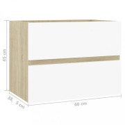 Skříňka pod umyvadlo 60 cm Dekorhome - POSLEDNÍ KUS