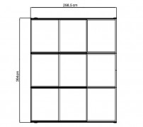 SEGINUS  3,64x3 m