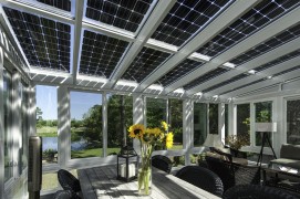 Solární zimní zahrada SOLAR ENERGO s FVE - napojeno