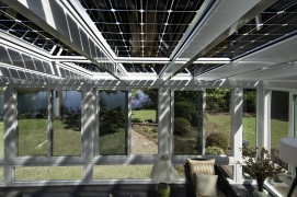Solární zimní zahrada SOLAR ENERGO s FVE - napojeno