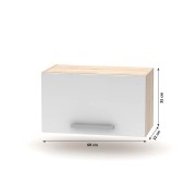 Kuchyňská linka NOVA PLUS 240 dub sonoma / bílá