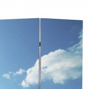 vidaXL Skládací paraván 120 x 170 cm pláž