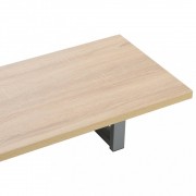 vidaXL 3dílný set koupelnového nábytku keramika dub
