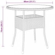 Zahradní bistro set 3 ks Dekorhome