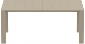 Rozkládací zahradní stůl 180+40 cm