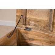 Truhlice Hina 120x45x45 z mangového dřeva Mango natural