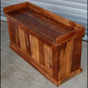 Truhlice Rami 105x60x40 z indického masivu palisandr, Natural