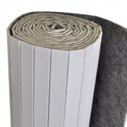 vidaXL Paraván bambusový bílý 250x195 cm