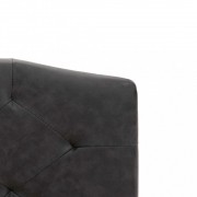 vidaXL Rám postele černý textil 90 x 200 cm
