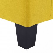 vidaXL 5místná pohovka žlutá textil