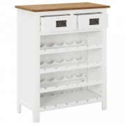 vidaXL Skříňka na víno 72 x 32 x 90 cm masivní dubové dřevo