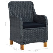 Zahradní jídelní set 3 ks Dekorhome