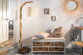 Stojací lampa MASERU Dekorhome