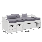 Postel s úložným prostorem MAXI NEW