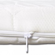 vidaXL Postel s matrací bílá umělá kůže 180 x 200 cm