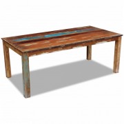 vidaXL Jídelní stůl z masivního recyklovaného dřeva 200x100x76 cm